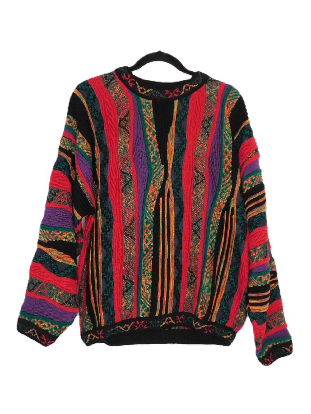 Tundra Cotton 3D Textured Y2K Sweater | Vintage | EUC | Medium